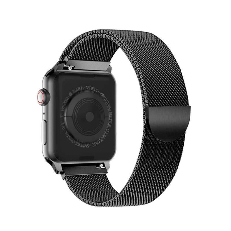Apple Watchin ruostumattomasta teräksestä valmistettu magneettinen pyöreä ranneke - Aolon