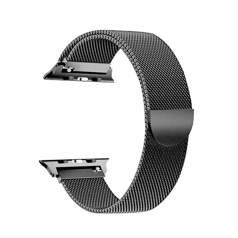 Apple Watchin ruostumattomasta teräksestä valmistettu magneettinen pyöreä ranneke - Aolon